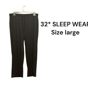 32* SLEEP WEAR DRAWSTRING PAJAMA PANTS WORN ONCE